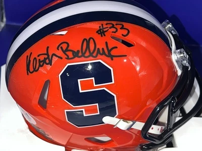 KEITH BULLUCK SYRACUSE ORANGE PSA AUTHENTICATED SIGNED MINI HELMET - Image 1 of 2