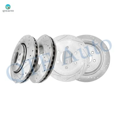 Juego 4 rotores de freno perforados delanteros 350 mm-traseros 342 mm para Ford Expedition 2013-2017 Foto 1 de 4