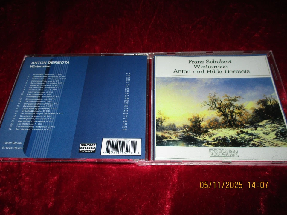 2-CD--F.SCHUBERT / Winterreise /-Staade Weisen-Folge 2-A.u.H.Dermota--!- - Bild 1 von 4