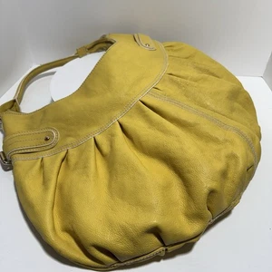 Via Spiga große Hobo Leder Schultertasche kanariengelb Einhandler - Bild 1 von 23