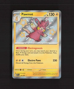Pawmot 144/091 Paldean Fates Shiny Holo Rare Pokemon Card NM - Picture 1 of 10
