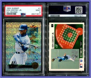 PSA 9 1995 Summit Nth Degree #1 Ken Griffey Jr. Seattle Mariners POP14 Only 3↑