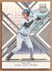 2016 Panini Elite Extra Edition #134 Hoy Jun Park /999 Rookie New York Numbered - Picture 1 of 2