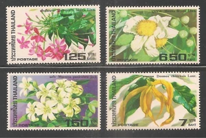 Tailandia #994-997 (A276) En muy buen estado sin montar o nunca montada - 1982 1,25b a 7b Flores locales de Tailandia - Imagen 1 de 1