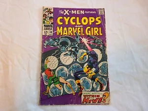 1968 Silver Age Marvel X-MEN Comic Book Issue # 48 Cyclops Marvel Girl - Picture 1 of 9