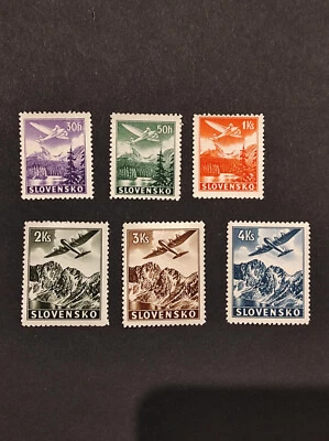 Checoslovaquia 1939 Segunda Guerra Mundial correo aéreo MNH Foto 1 de 4