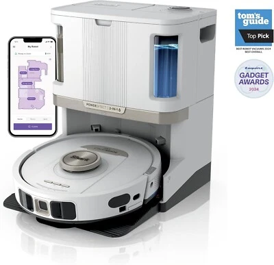 Shark Robot Vacuum & Mop Combo, PowerDetect NeverTouch Pro, AV2800ZE