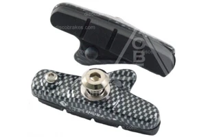 Carbon eloxierte Cartridge Rennrad Beläge für Shimano Dura-Ace Ultegra 105 55mm Bremsen - Bild 1 von 12