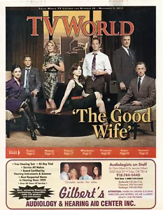 TV WORLD Magazine Oct. 28 2012 Julianna Margulies Josh Charles The Good Wife - Picture 1 of 1