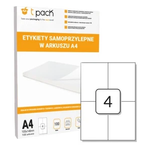 Selbstklebeetiketten DIN im Bogen A4 Bogen 105x148 400Stk - Bild 1 von 5