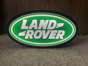 Land Rover Sports Car Motor 14” Light Up Sign - Picture 1 of 3