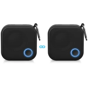 Brookstone Big Blue Go Compact Wireless Speaker, IPX7 Water resist (2 Pack) - Picture 1 of 6