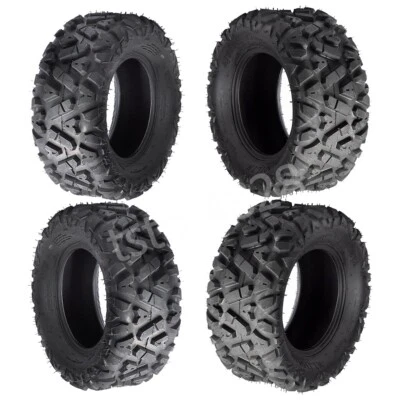 4pack ATV Tyres 25x8-12 25x10-12 For Foreman 500 Yamaha Grizzly 350 450 Foto 1 de 4