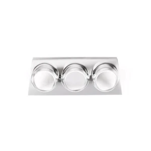 Silver Center Console AC Clime Knob Buttons Panel Cover Trim For Jaguar E-pace - Bild 1 von 5