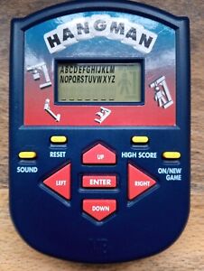 Hasbro MB Hangman Vintage 1998 Electronic Handheld Game - Tested & Working