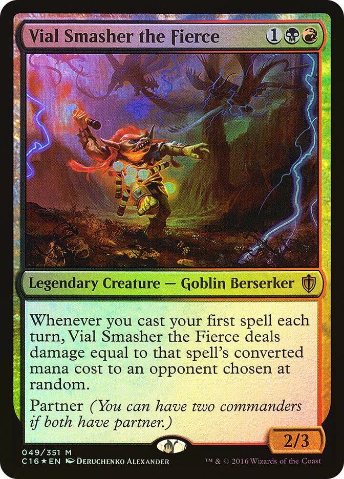 MTG FOIL Vial Smasher the Fierce  - Commander 2016 #49 - Image 1 of 1