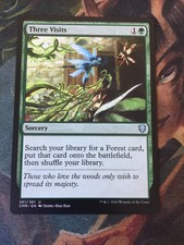 MtG Three Visits - NM - Commander Legends