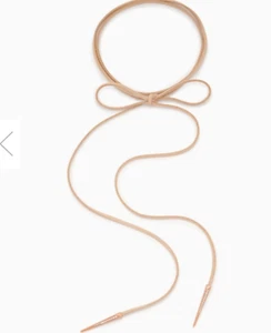 Kendra Scott Pierce Suede Wrap Choker - Rose Gold/Nude - NWT - Picture 1 of 8