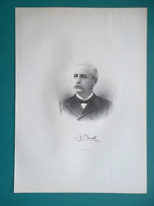 PETER P. SMITH Pennsylvania DA & Superior Court Judge - 1898 Portrait Print - Picture 1 of 1