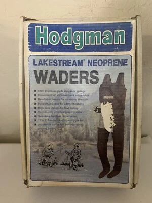 Hodgman Neoprene Chest Stockingfoot Wader Men’s Large Fly Fishing-Brown #13446 - Image 1 of 4