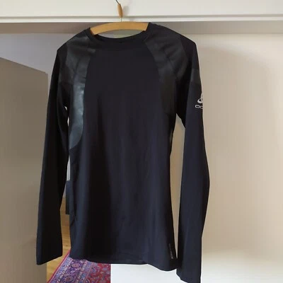 Odlo Men's Running Shirt Active Spine Long Sleeve Black Size M - Image 1 of 4