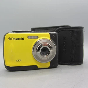 Polaroid Digital Camera X800 8.0MP Yellow Underwater Tested - Picture 1 of 10