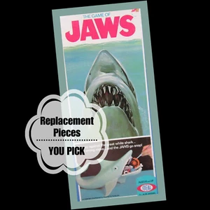 Vintage Jaws Game Ideal 1975 Replacement Pieces You Pick Junk, Teeth, Fins - Picture 1 of 61