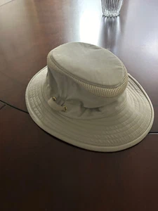 Tilley Unisex Airflo Organic Cotton Sz 7 Green  Outdoor Bucket Hat - Picture 1 of 3