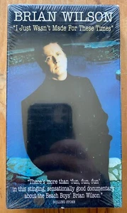 Brian Wilson “I Just Wasnt Made For These Times” VHS 1995 Beach Boys Documentary - Picture 1 of 2
