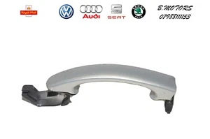 09-13 VW GOLF PLUS JETTA GOLF ESTATE RIGHT SIDE OUTER DOOR HANDLE LA7W SILVER - Picture 1 of 5