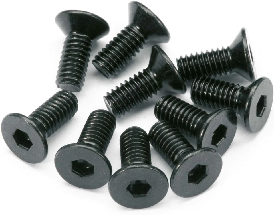 HPI Racing 94529 Flat Head Screws M4 x 10.9 Yard (10) - Image 1 of 1