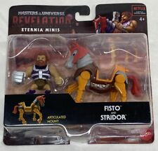 Masters of the Universe He-Man Revelation FISTO & STRIDOR Eternia Minis