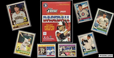 Topps Heritage 2025: ¡impresiones cortas #401-500 en stock! "Elige una tarjeta" Foto 1 de 4