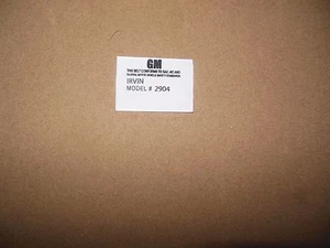 1969 Chevy Camaro Firebird Seat belt label Hamill 2904 Lap Belt NCRS Correct   - Bild 1 von 2