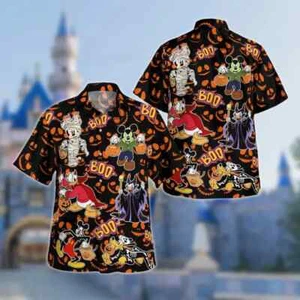 Mickey Mouse And Friend Cosplay 3D HAWAII SHIRT MUTTERTAG GESCHENK ALL OVER DRUCK - Bild 1 von 3