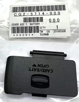 Genuine Battery Door Cover Lid Canon EOS T100 4000D Camera Repair Part CG2-5714 - Image 1 of 2
