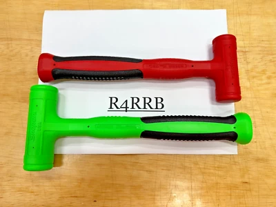 Herramientas Snap-on EE. UU. Nuevo 2 Piezas Slimline CARA SUAVE Dead Blow Hammer LOTE CONJUNTO Foto 1 de 4