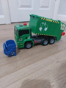 Dickie Air Pump Recycle/Garbage Truck Toy with Dustbin - Picture 1 of 8