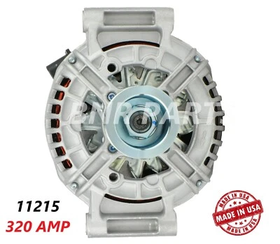 Alternador 320 AMP 11215 se adapta a Mercedes Benz Alto Rendimiento NUEVO HD Foto 1 de 2