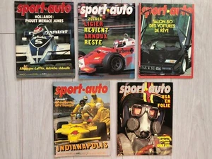 5x Revues SPORT AUTO 1980 # 220 221 223 224 225 tous Complets Encart & Poster - Picture 1 of 3