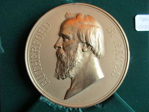 PRESIDENT RUTHERFORD B. HAYES MEDAGLIA INAUGURAZIONE, CHI-1223*01398 - Foto 1 di 2