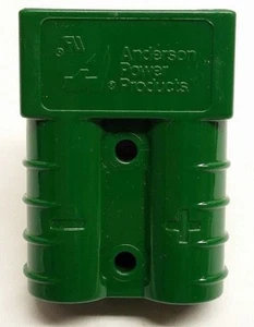992G6 Anderson Original SB 50 Conector de Batería Carcasa Verde - Imagen 1 de 3