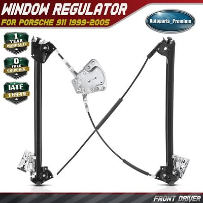 Power Electric Window Regulator for Porsche 911 1999-2005 Front Left Driver Side - Image 1 of 4