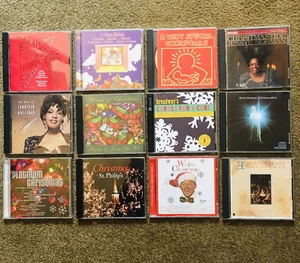 CD Lot 12 Christmas Music Albums CDs Renaissance Motown Carols St Philips Crosby - Picture 1 of 14