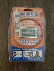 Magic Jack USB Phone Jack A921 Appels téléphoniques fixes locaux et longue distance gratuits - Photo 1/3