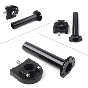 Universal Black 7/8" Turn Twist Throttle Handle Bar Throttle Tube Motorcycle - Picture 1 of 9