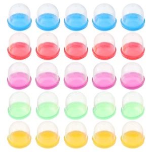 Cápsulas reutilizables de plástico de bola de embalaje multiusos de juguete con carcasa de 50 piezas - Imagen 1 de 12
