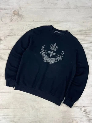 Sudadera Dolce Gabbana BEE BORDADA Logo Grande Hombres Talla 50 Negra Foto 1 de 4