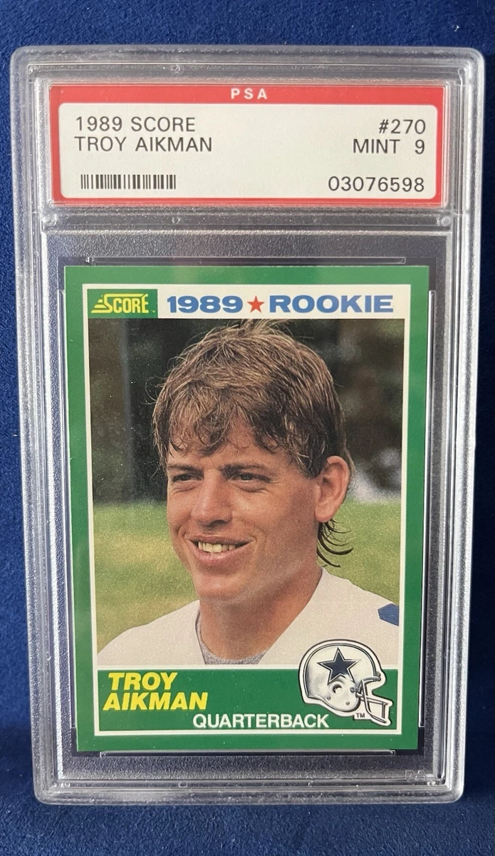 お値下げ可　PSA鑑定　1989年　TROY AIKMAN ルーキーカード SCORE Troy Aikman Football Trading Card Singles for sale | eBay