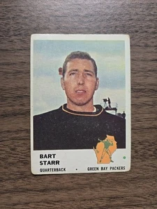 1961 Fleer Football Karte #88 Bart Starr-Green Bay Packers Karte - Bild 1 von 8